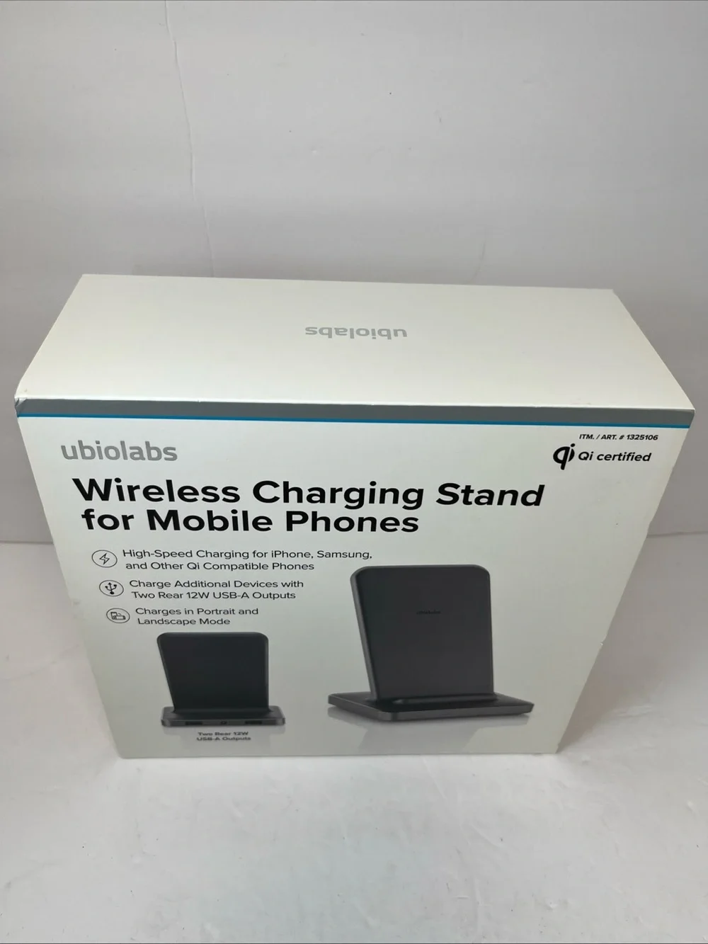 AWC1040 OEM Ubiolabs Black Wireless Charger Dock Hub Mobile Phone sealed